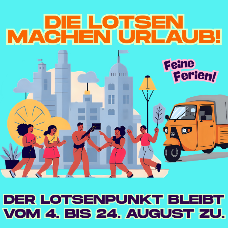 DIE LOTSEN MACHEN URLAUB! quadratisch)