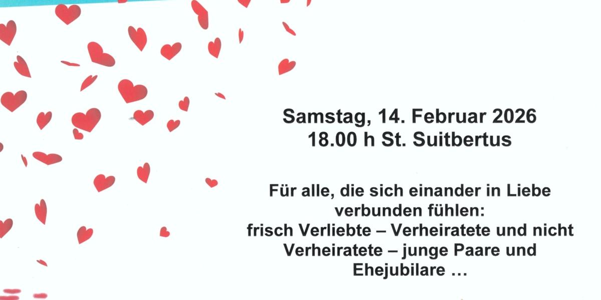 Gottesdienst für Liebende zum Valentienstag
