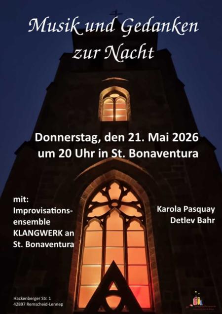Plakat Musik zur Nacht - Internet