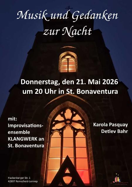Plakat Musik zur Nacht - Internet