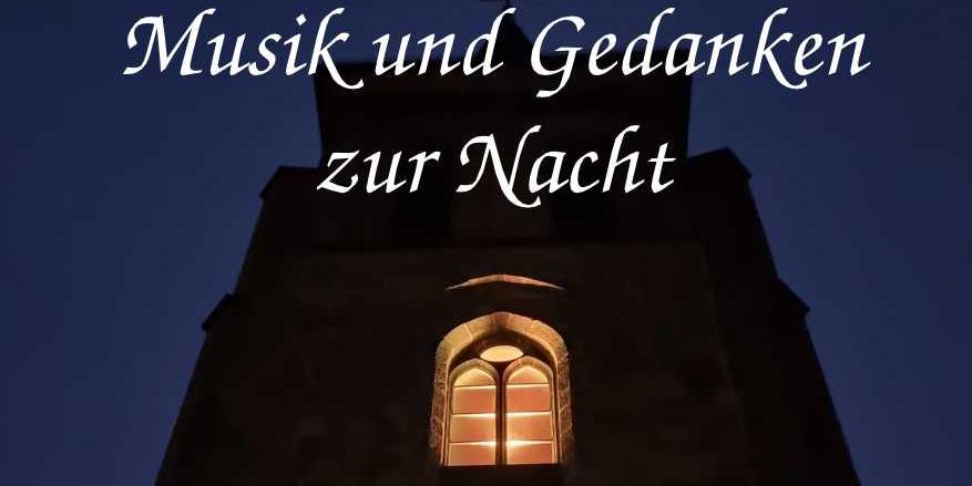 Plakat Musik zur Nacht - Internet