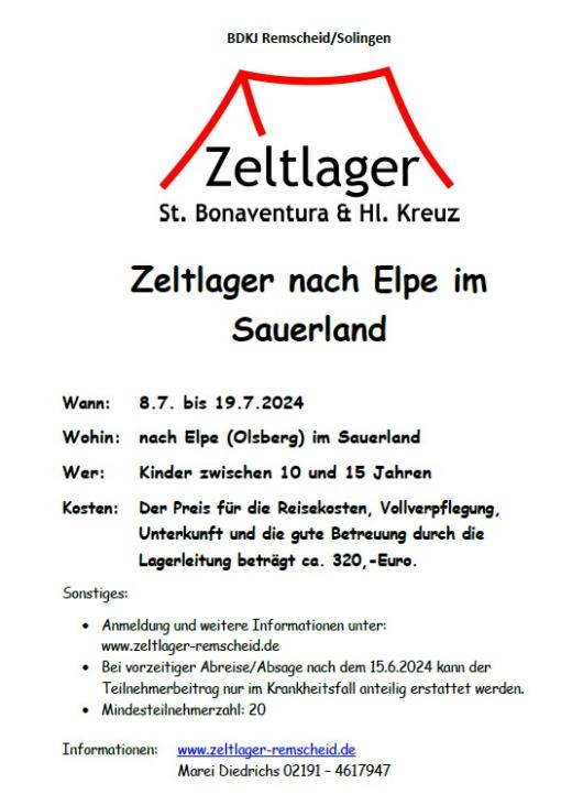 Zeltlager
