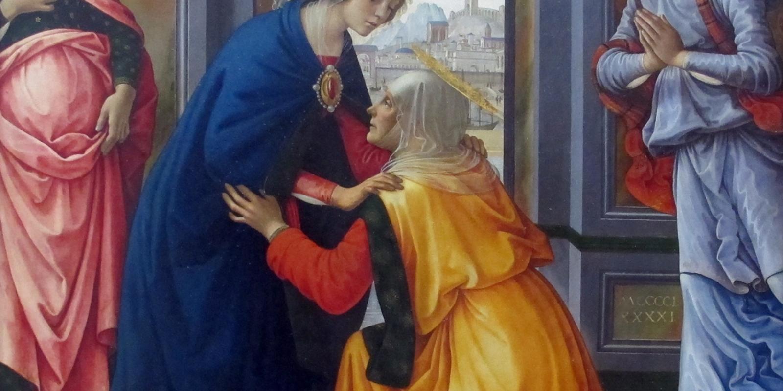 Domenico_ghirlandaio,_visitazione,_1491,_da_cappella_di_lorenzo_tornabuoni_in_s.m._maddalena_de'_pazzi_a_fi,_02