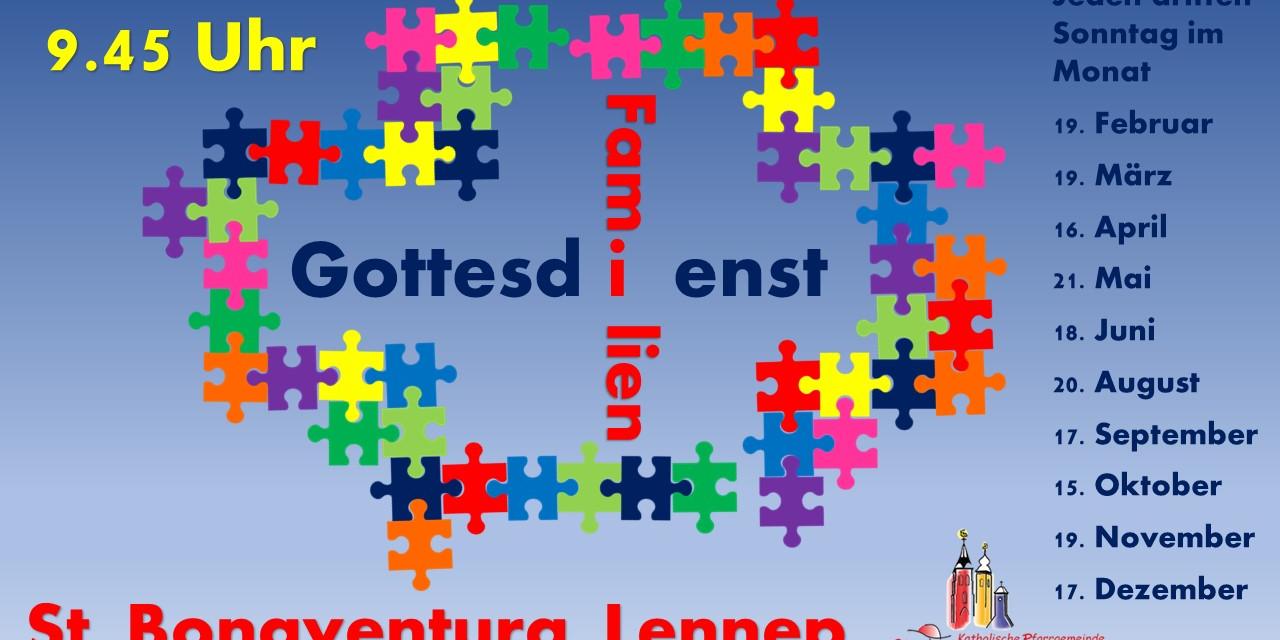 Familiengottesdienst 2023 Plakat